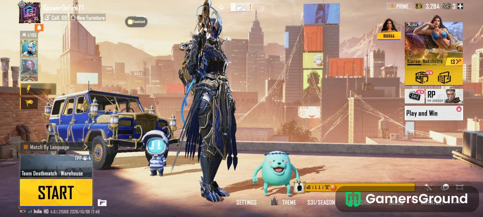 X suits and upgradable skins