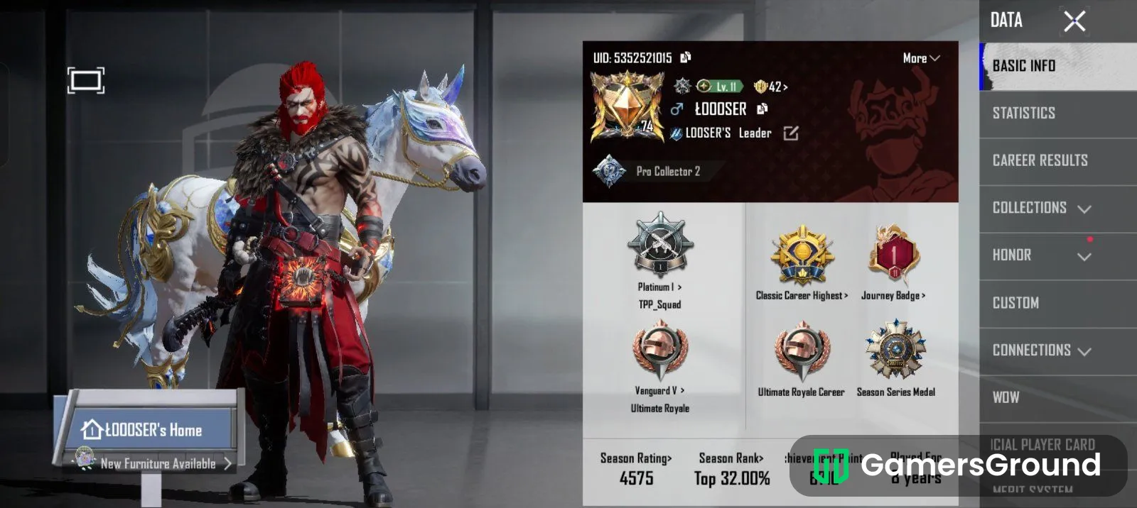 Selling my BGMI Collection level 62 ID
