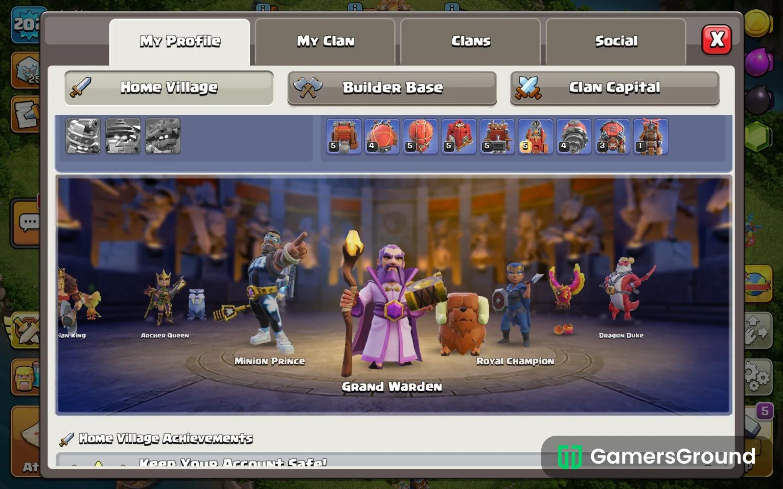 Coc 17th for sell