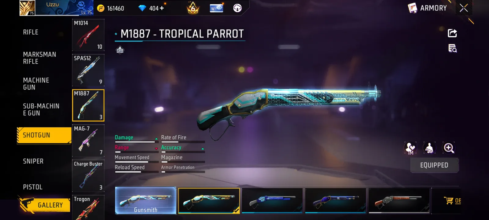 Free Fire 75 level ID | Rare Bundles | Gun Skins & Emotes 🔥