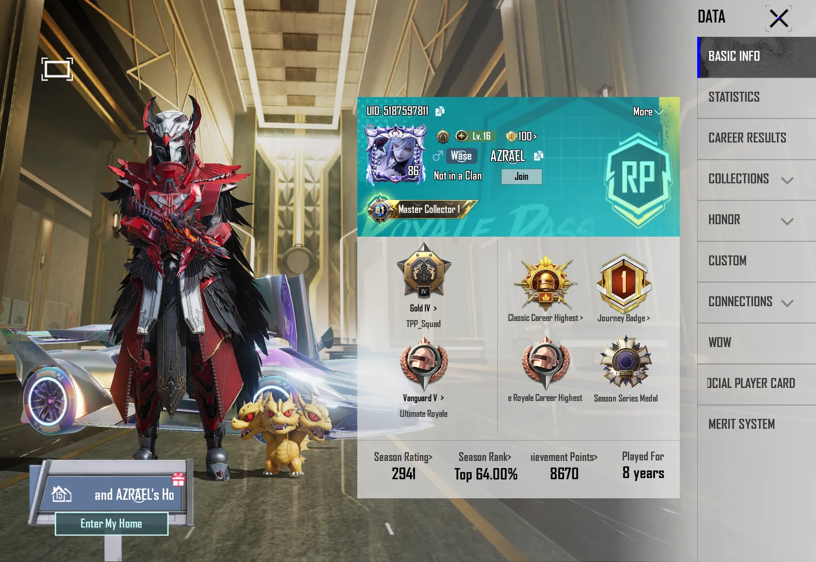 OLD COLLECTOR ACCOUNT WITH RAVEN PHAROH MARMORIS LVL 6