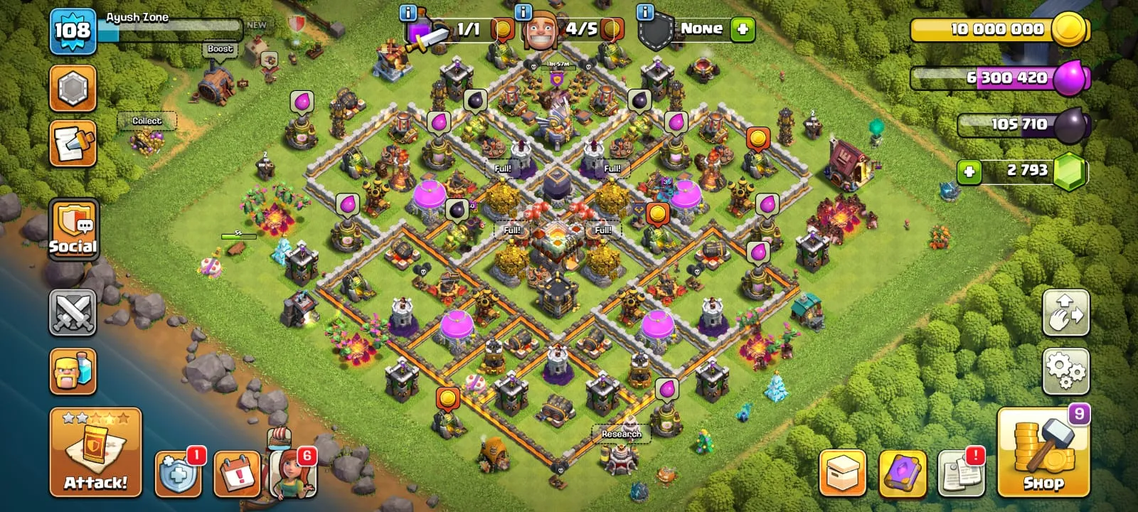 TH11 Max Clash of Clans