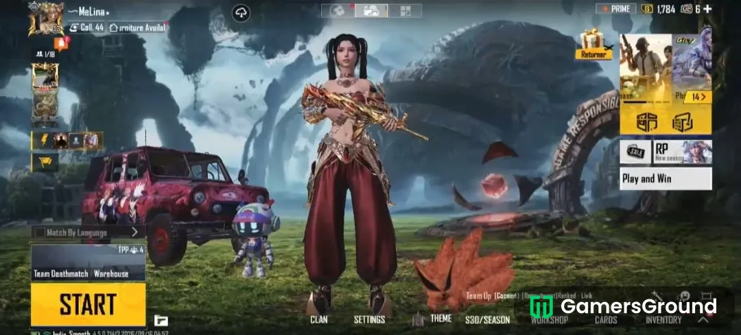 BGMI BEST GUNS COMBO ACCOUNT UNDER 4.5K
