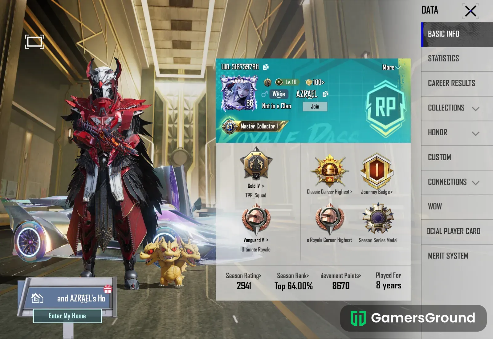 OLD COLLECTOR ACCOUNT WITH RAVEN PHAROH MARMORIS LVL 6