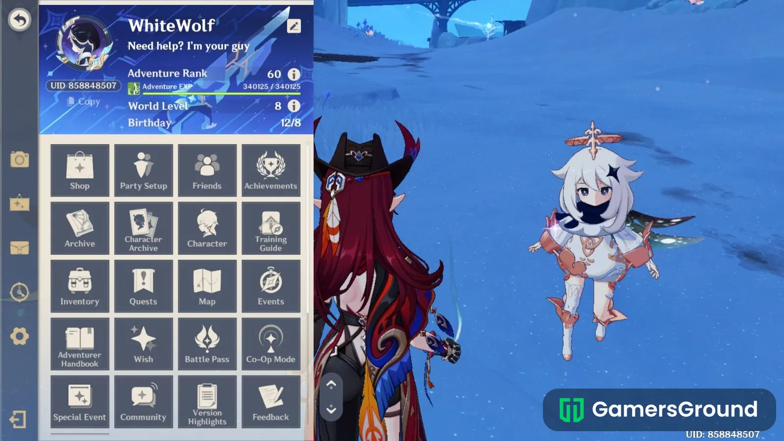 Maxed out account