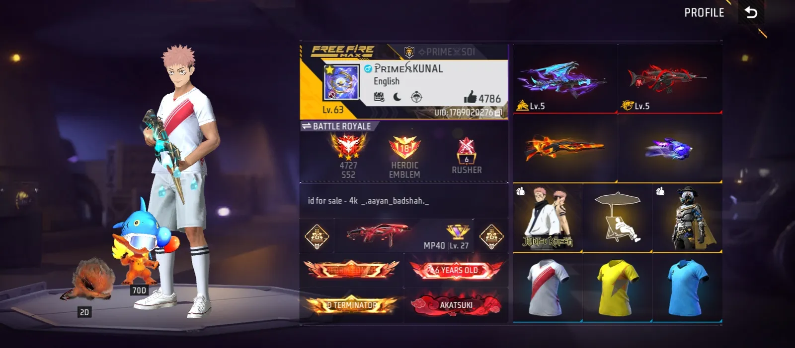 Prime 5 id