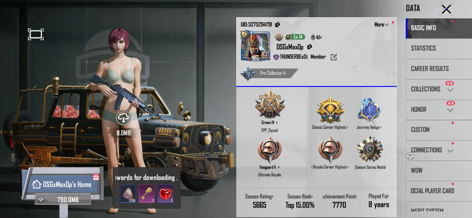 All guns skin upgraded with glacier