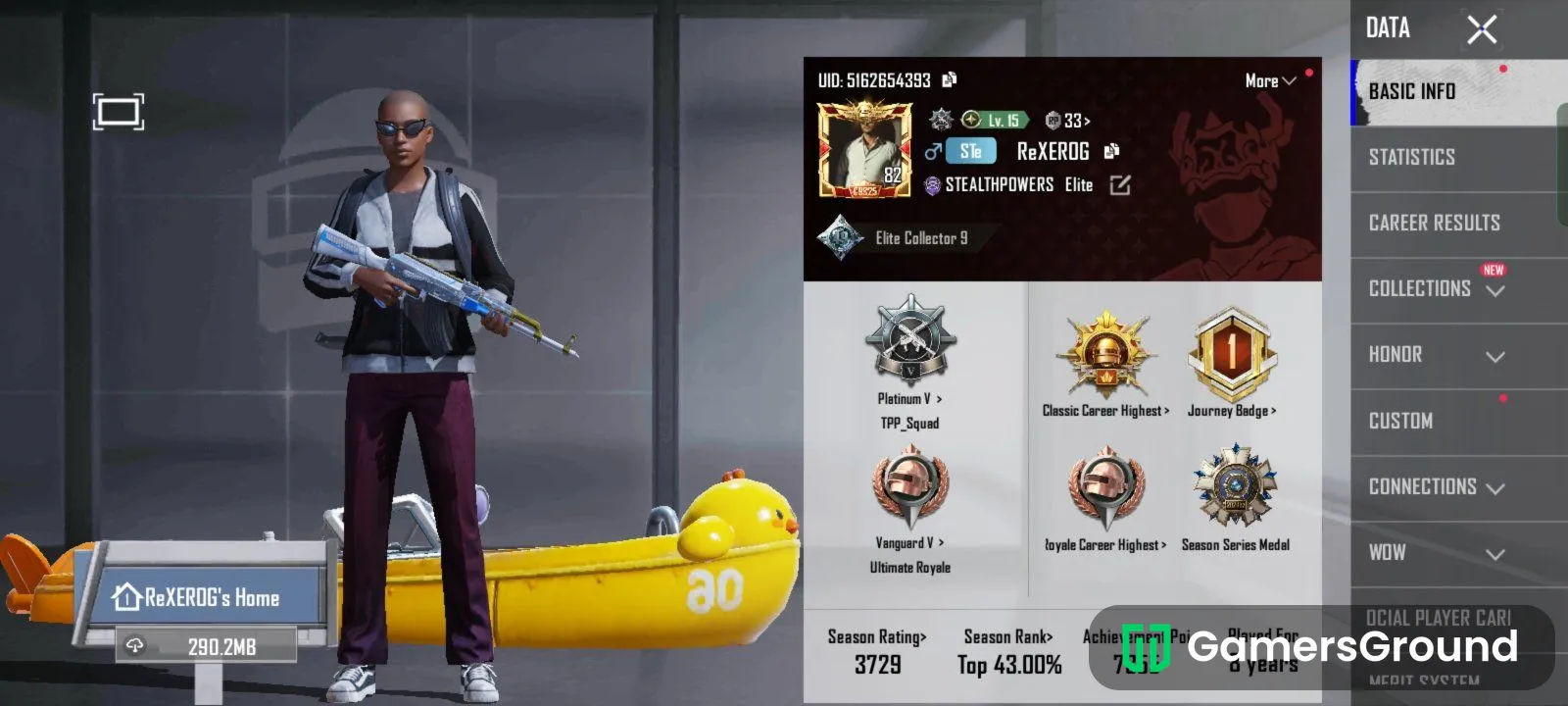 Wow Creator, Conqueror and Ace Dominator account