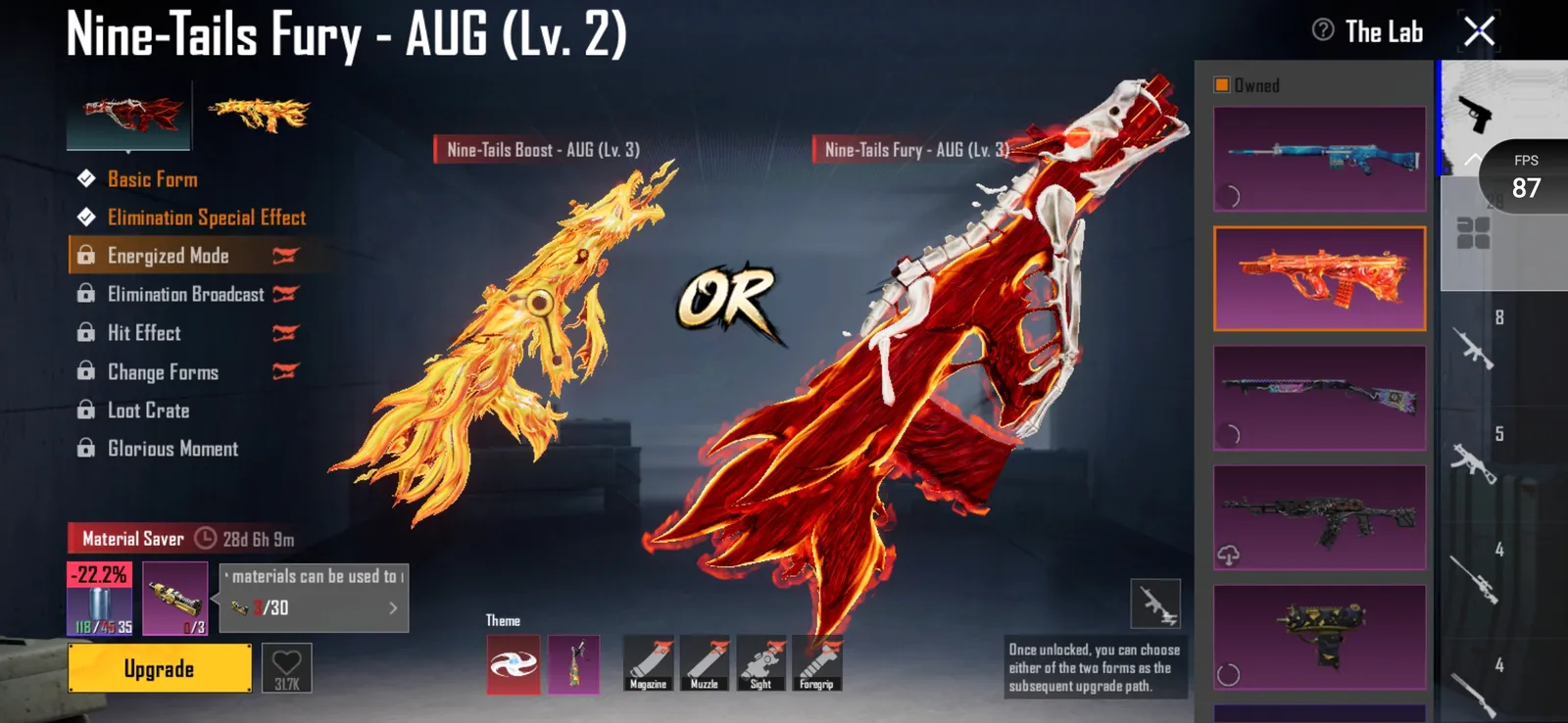 Lvl 68 Account with Two X-Suits(both Lvl 2), 28 upgradable skins and 7 legendary GILT sets.