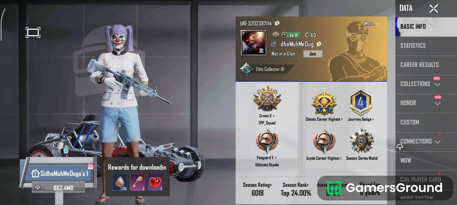 BGMI SEXY CONTENT CREATOR ID