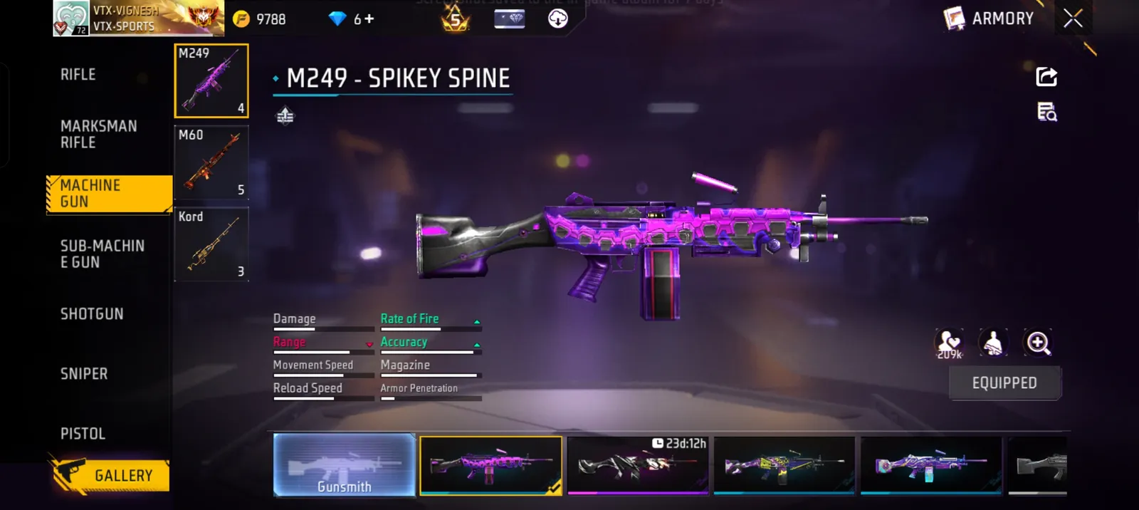 FREE FIRE ACCOUNT