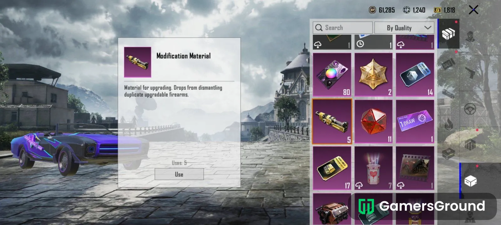 Conquer Account with rare skins