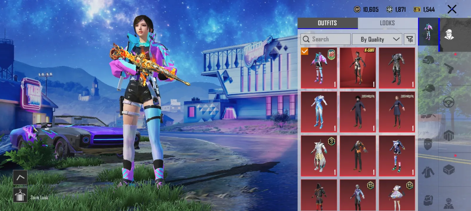 Fire M1416 level 6 with x suit and many outfits
