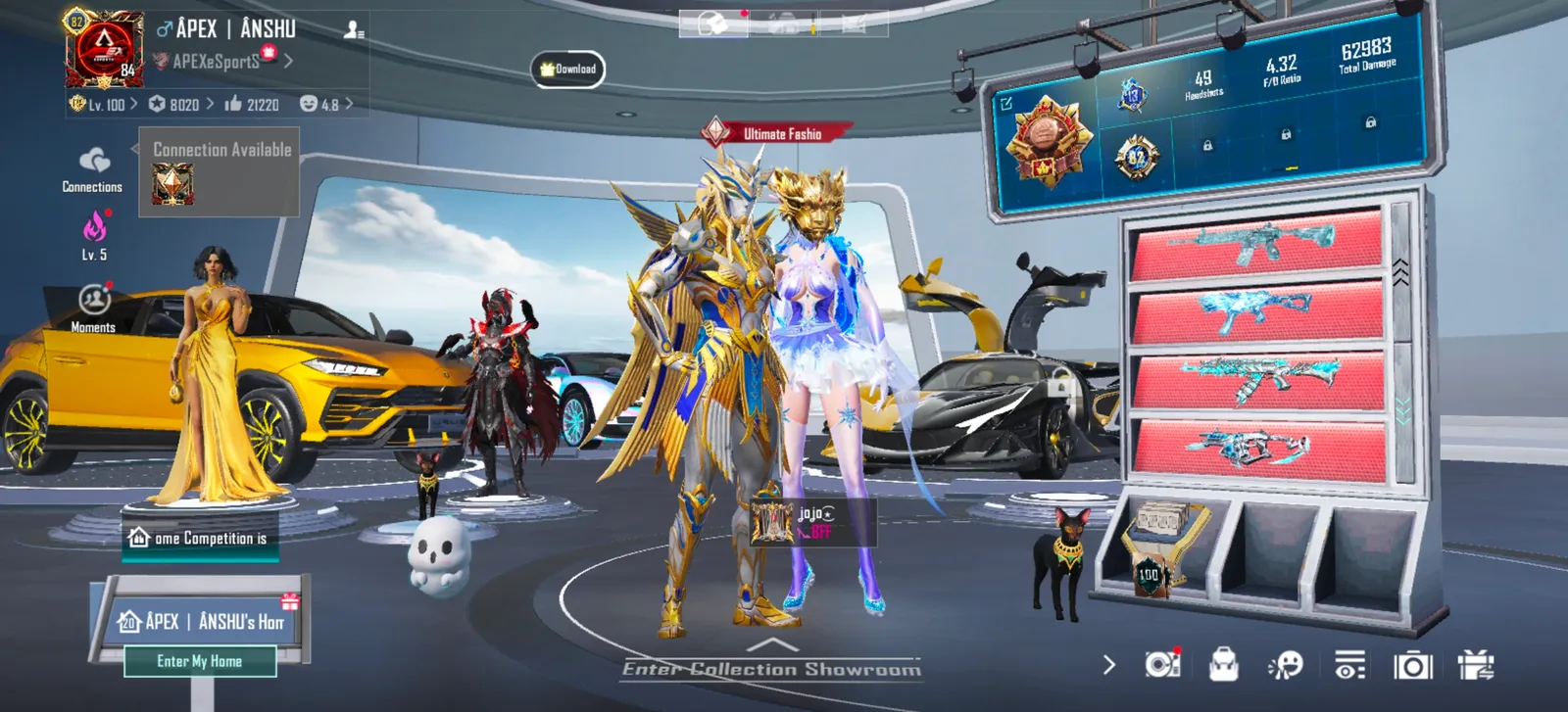 Premium account collection lvl 82