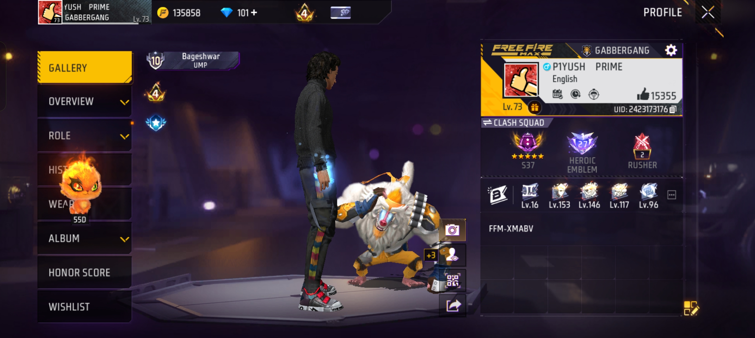 Free Fire ID for Sale | Good Skins & Items | Genuine Account