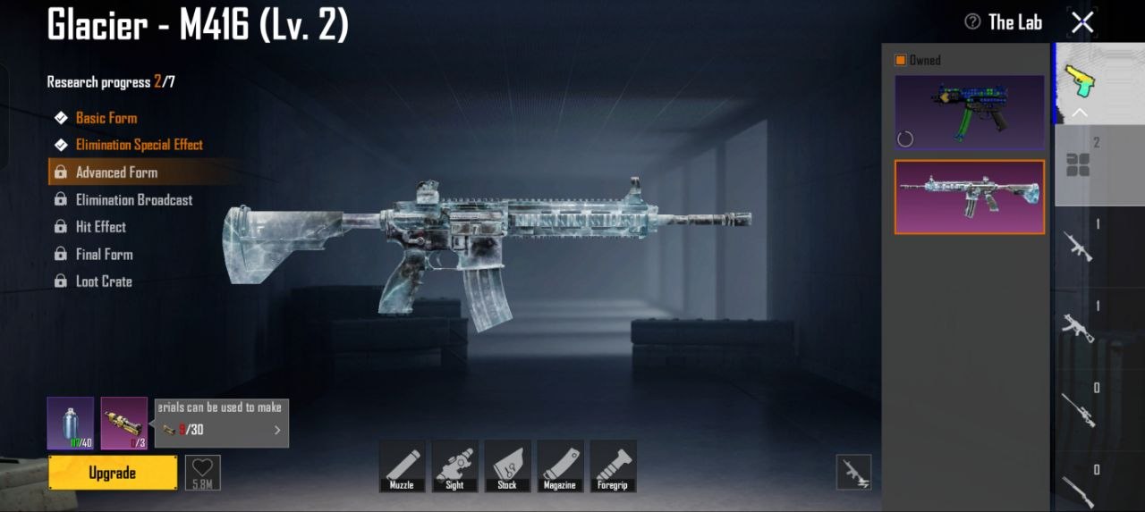Account Level 37 M 4 Glacier level 2