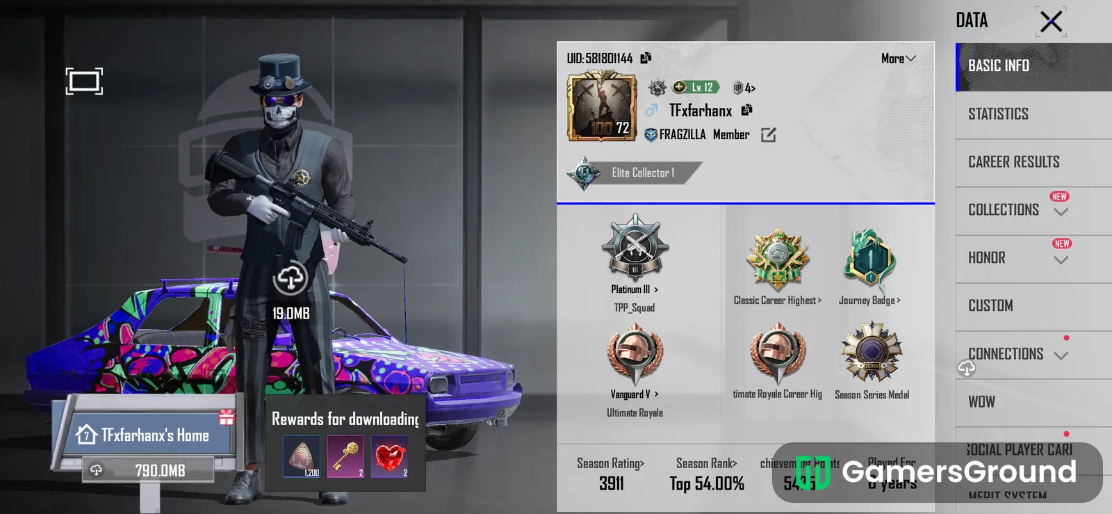 💎 OG & Rare BGMI Account | M416 Glacier | Season 1 RP | 72 LVL | Multiple Rare Skins