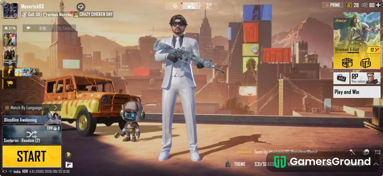 BGMI Premium Account – Rare Skins & Upgradable Guns